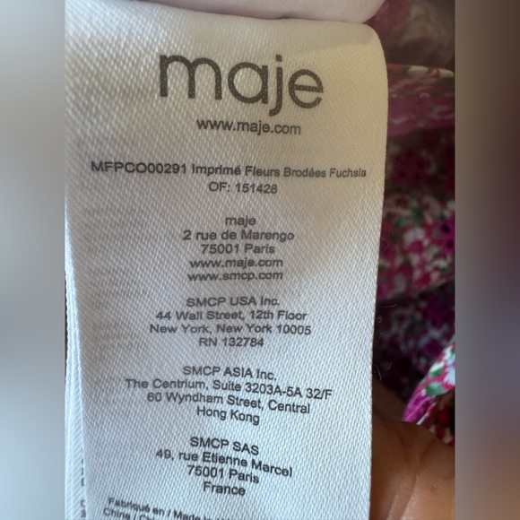 Maje
Pyad Cotton Floral Print Eyelet Jumpsuit - Picture 7 of 12